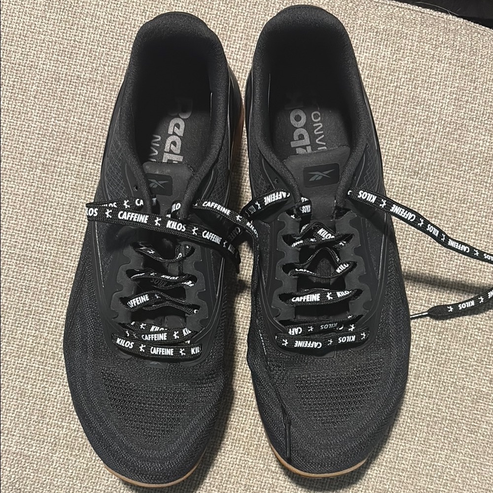 Reebok Black Sneakers with Streamlined Design